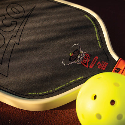 B&B Loco 16mm Pickleball Paddle- Elongated (With Cover)
