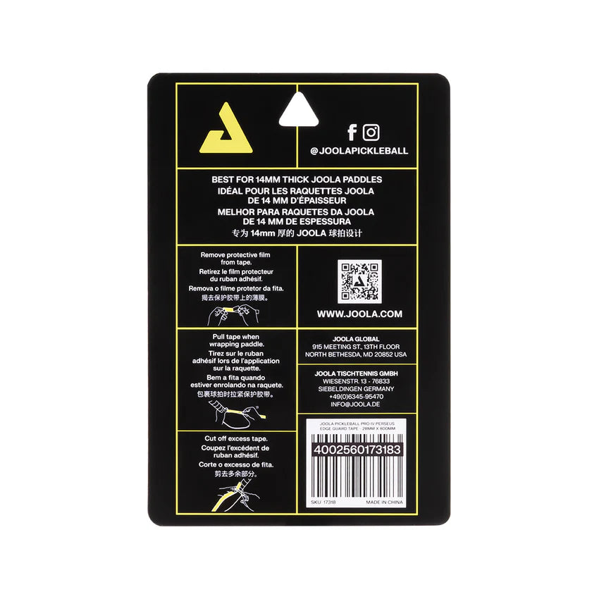 JOOLA Pro IV Pickleball Edge Guard Tape