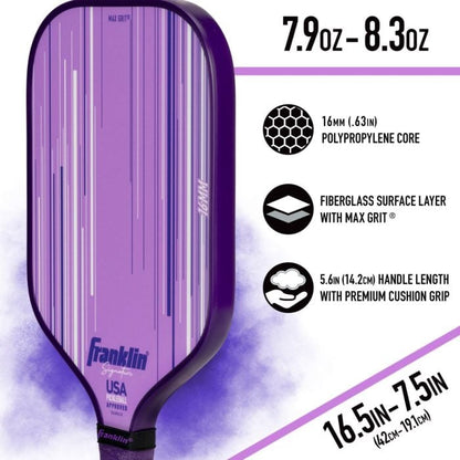 Franklin Signature Series Fiberglass Pickleball Paddle with MaxGrit