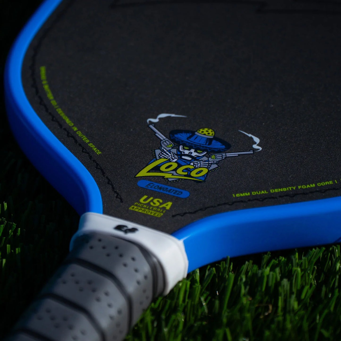 B&B Loco 16mm Pickleball Paddle- Elongated (With Cover)