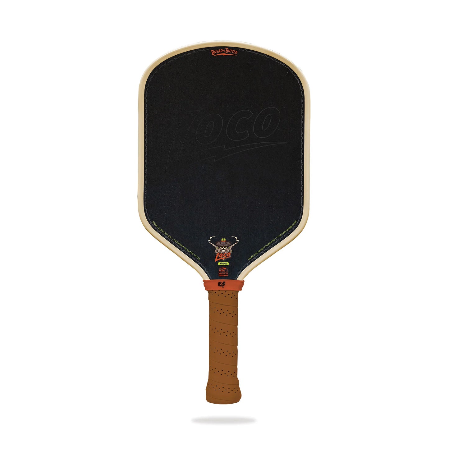 B&B Loco 16mm Pickleball Paddle- Hybrid (With Cover)