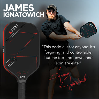 RPM FRICTION PRO 16MM ELONGATED V2 Pickleball Paddle